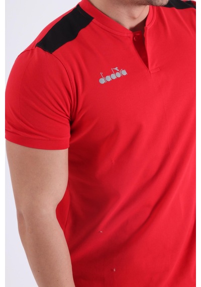 Diadora Muline Bebe Yaka T-Shirt Kırmızı