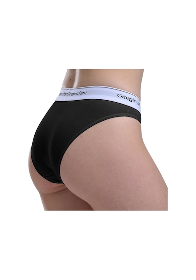 Likralı 6'lı Kutu Premium Günlük Kullanıma Uygun Yazılı Slip Külot Diana Siyah