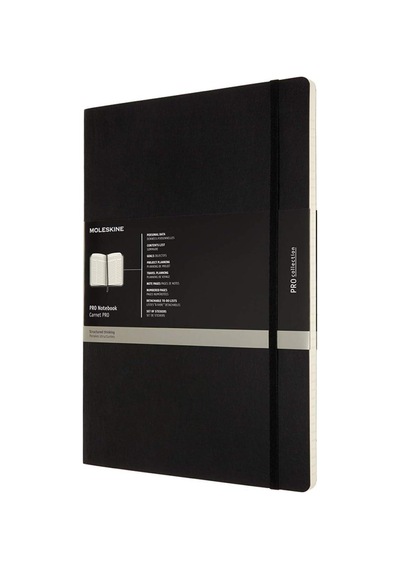 Moleskine Pro Defter A4 Boy Siyah Yumuşak Kapak