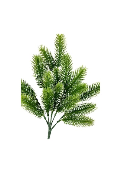 Yapay Çiçek Ponpon Çam Garnitür Aradal Dekoratif Yapay Bitki 30Cm