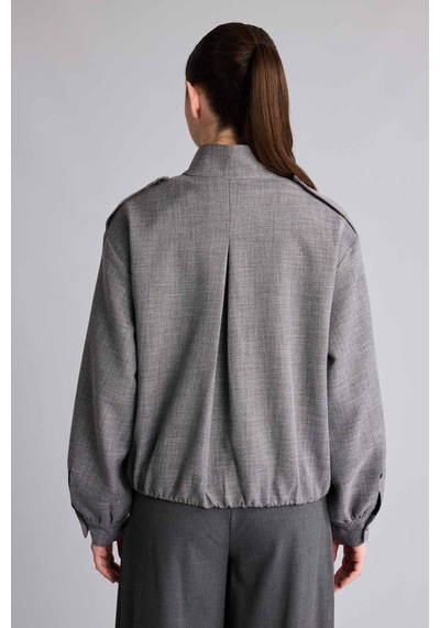 Defacto Dik Yaka Blazer Ceket G9097ax26spgr394 Gri-gr394