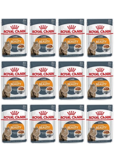 Royal Canin Intense Beauty Yetişkin Kedi Konservesi 85gr 12 Adet