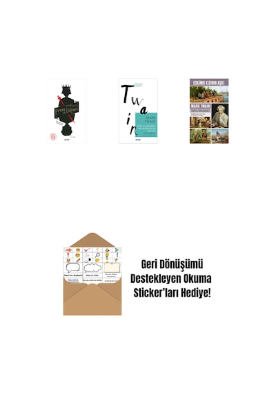 Prens Ve Dilenci + Çifte Kavrulmuş Bir Dedektiflik Öyküsü + Eskimo Kızının Aşkı + Okuma Sticker'ları