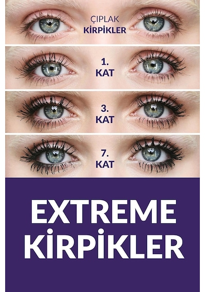 Avon Exxtravert Ekstra Hacim Veren Maskara Blackest Black