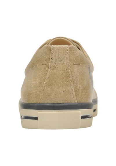 Kadın Vegan Deri Bej Sneakers - Change İs Good Tasarım Çok Renkli