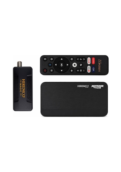 Hiremco Matador Pro Plus 14 + Magic Usb-a Kurulu Uydu Seti 4k Android Tv Box