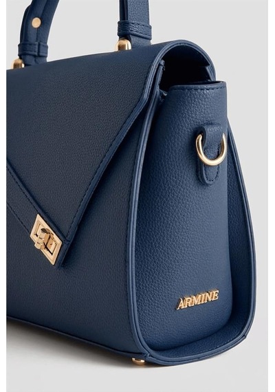 Armine 405 Omuz Askılı Kadın El Çanta Lacivert