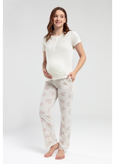 Pierre Cardin Kadın Krem Pijama Takımı Pc9004-S-V1