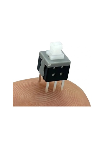 Ic-196a 6 Pinli Bacaklı Kalıcılı Yaylı Push Buton 6x6mm