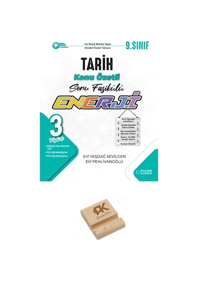 Palme 9. Sınıf Enerji Tarih Konu Özetli Soru Fasikülleri + Telefon Standı