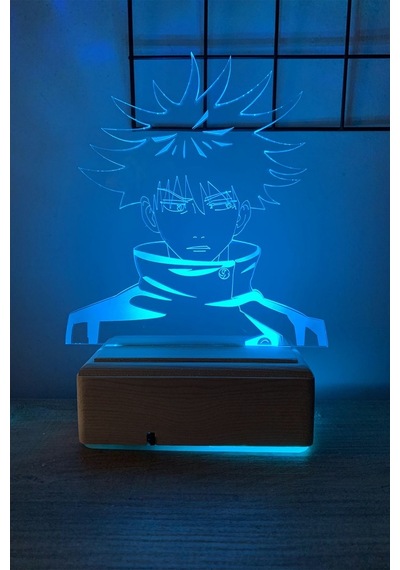 Megumi Fushiguro Jujutsu Kaisen 16 Renk Gece Lambası