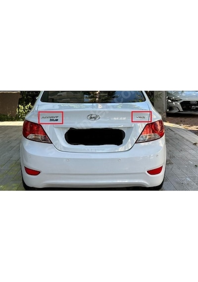 Hyundai Accent Blue Crdi Uyumlu Bagaj Yazısı Seti 3'lü Paket