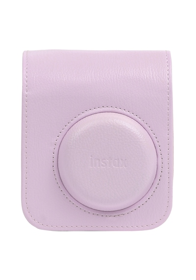Instax Mini 13 Uyumlu Deri Çanta, Candy Pink