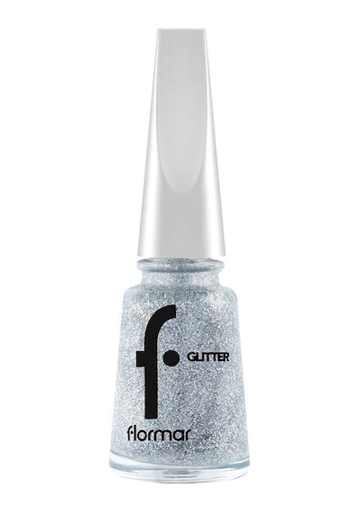 Flormar Glitter Yarı Transparan Parlak Bitişli Simli Oje GL38