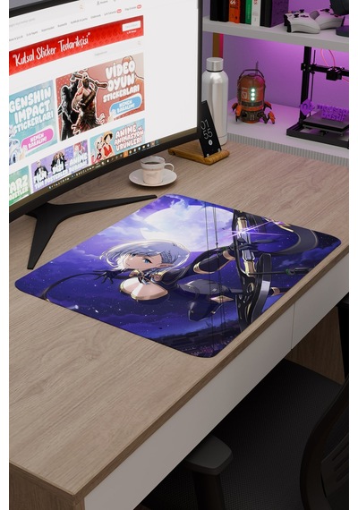 The Eminence İn Shadow Anime V2 - 48x40 Xl Gaming Kauçuk Kaymaz Taban Mouse Pad Fare Altlığı