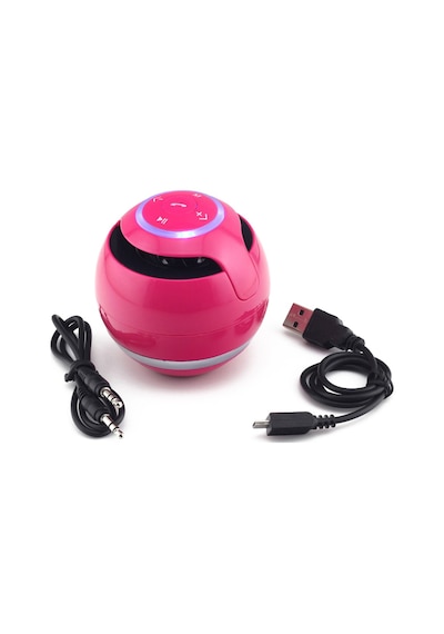 Yaozixa Mavi Taşınabilir Bluetooth Hoparlör, 7 Renkli Led Işıklı, Fm Radyo, Usb/aux Destekli, Mikrofonlu Dış Mekan Ses Sistemi