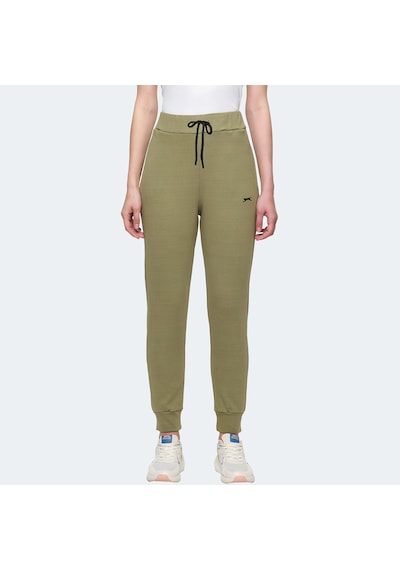 Slazenger VETERAN RBN Kadın Cepli Açık Yeşil Eşofman Altı
