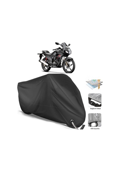 Hero Karizma Motosiklet Branda (Bağlantı, Kilit Uyumlu)-Siyah (457267790)