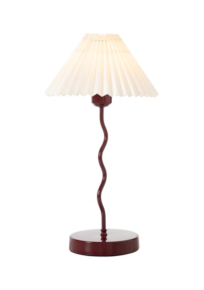 Mudo Home Ombra Abajur 47cm Bordo Çok Renkli