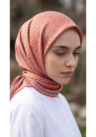 Levidor Kristal Eşarp Filiz Desen Nar Çiçeği nar çiçeği