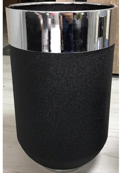 Dekoratif Büyük Gümüş Saksı, Darbuka Saksı 70 Cm