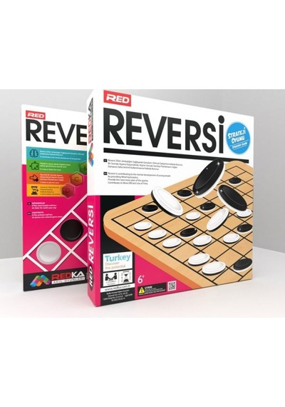 Redka. Ahşap Reversi. Strateji. Reversi Oyunu. Eğitici Akıl Oyunu