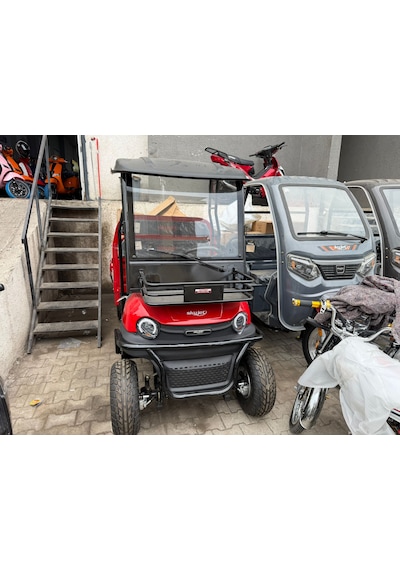 Skyjet VP Cargo 4 Tekerli Elektrikli Motosiklet Kırmızı
