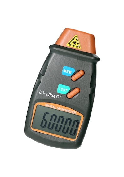 Dijital Devir Sayısı Ölçer, El Fotoğrafı, Takometre, Lazerli, Temassız Menzil, 2,5 Rpm-99,999 R