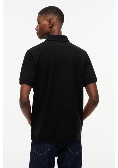 Tommy Hilfiger Tjm Erkek Regular Ess Siyah Polo Yaka T-shirt-13675 Siyah