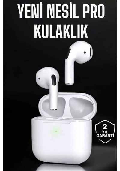Beyaz Yeni Nesil Pro Bluetooth Kulaklık Yüksek Ses Kaliteli Anc Özelliği Mh-hs3484-3946