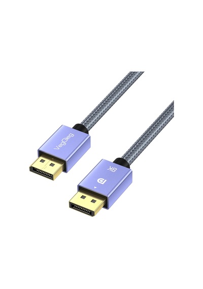 8k/60hz 4k/165hz 2k/240hz Displayport 1.4 Kablo 2 Metre Genel