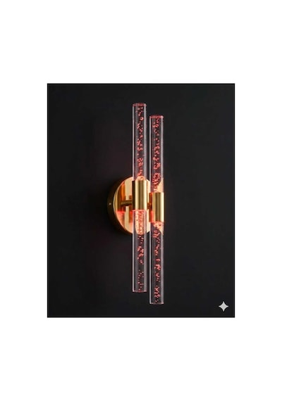 Bubbleflux Dubble Medium 40 Cm Modern Tasarım Led Aplik - Duvar Lambası - Gold - Elektrikli - Rgb Kumandalı Çok Renkli