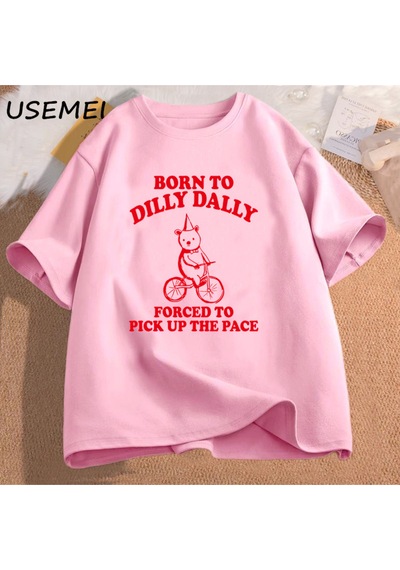 Flood Of Style Dilly Dally İçin Doğmuş Pace Almak Zorunda Komik Meme Grafik T-shirt Pamuk Rahat Kısa Kollu E Pembe Flood Of Style Dilly Dally İçin Doğmuş Pace Almak Zorunda Komik Meme Grafik T-shirt Pamuk Rahat Kısa Kollu E Pembe