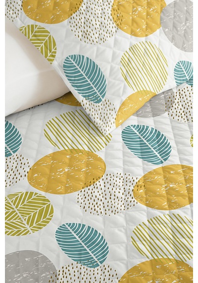Geometrik Yaprak Sarı Genç Odası Tek Kişilik Pike Takımı-turkuaz Gri 160x220cm Kapitone Yatak Örtüsü Fısıltılı Yağmur Pususu Geometrik Yaprak Sarı Genç Odası Tek Kişilik Pike Takımı-turkuaz Gri 160x220cm Kapitone Yatak Örtüsü Fısıltılı Yağmur Pususu