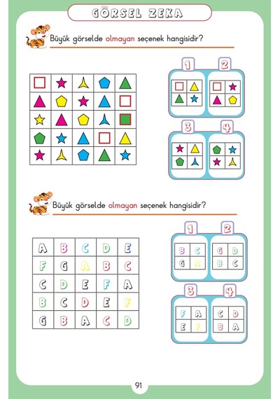 N-smart Bilsem Sınavlarına Hazırlık Zeka Gelişim Serisi 3
