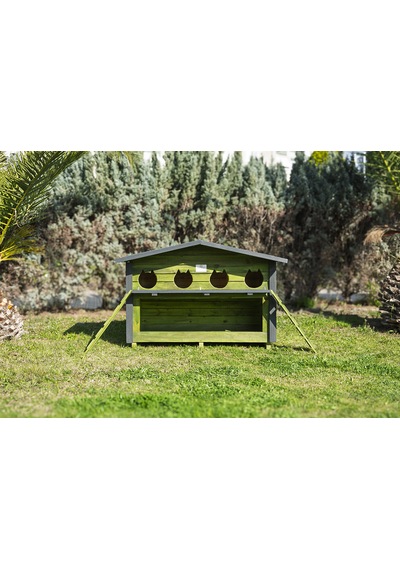 4 Yuvalı Kedi Evi Mamalıklı