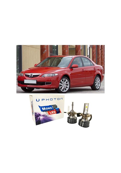 Mazda 6 Kısa Far Ampulü H11 Mono Yeni Seri Beyaz 2002-2008