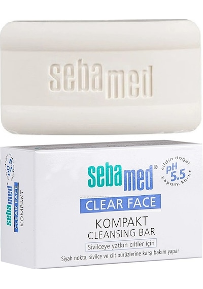 Sebamed Clear Face Kompakt Yüztemizleme Barı Sabun Sivilcelicilt