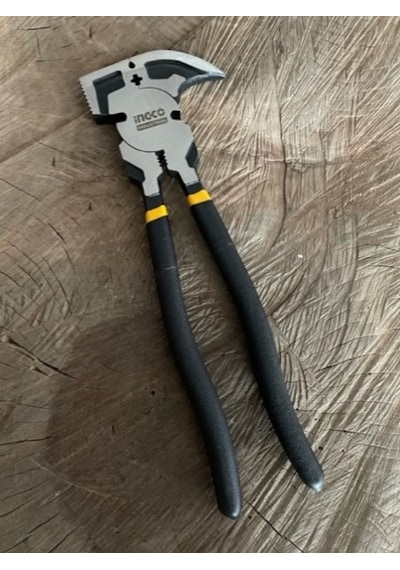 İngco Çok Amaçlı Pense Çekiç Çit Pensesi Sivri Çekiç Tel Kesme Pensesi 27cm Diğer
