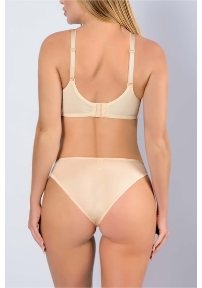 Auw Olıvıa Tüllü Toparlayıcı Sütyen Aydinunderwear Bej