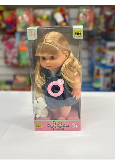 Taranabilir Sarı Uzun Saçlı Masal Anlatan Melis Bebek