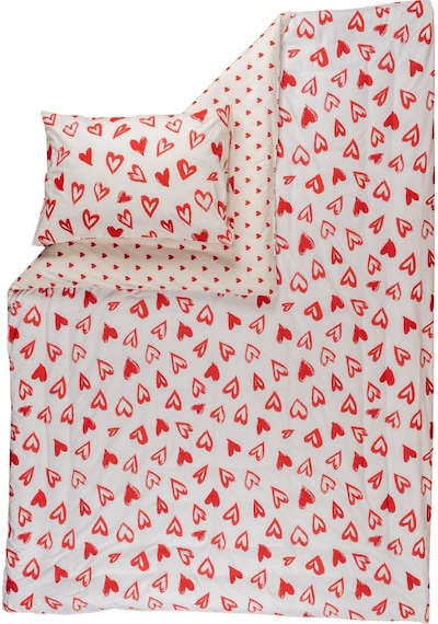 Soley Mix & Match Lover %100 Pamuk Tek Kişilik Nevresim Seti Kırmızı