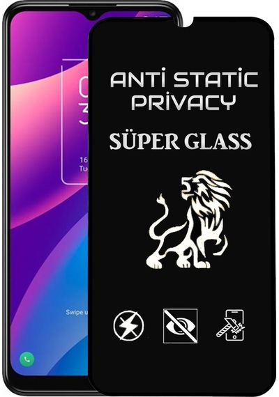 Tcl 30 Se Tam Kaplayan Anti Statik Hayalet Süper Cam Ekran Koruyucu