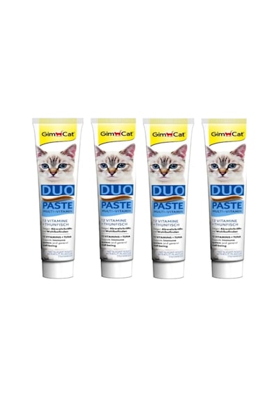 Gimcat Kedi Multivitamin 200 G Duo Ton Balıklı Kedi Macunu 4 x 50 G
