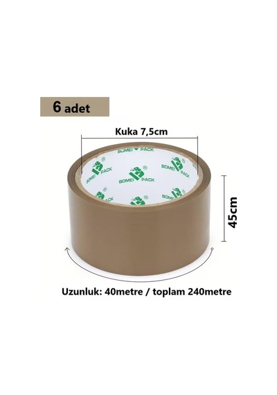 Tr Jokey Ambalaj Hotmelt Kuvvetli Koli Bandı En:45mm Metraj: 40metre 6.adet 1