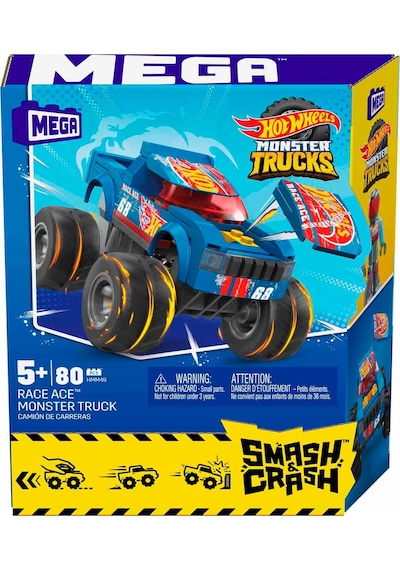 Mega Hot Wheels Smash N Crash Monster Truck