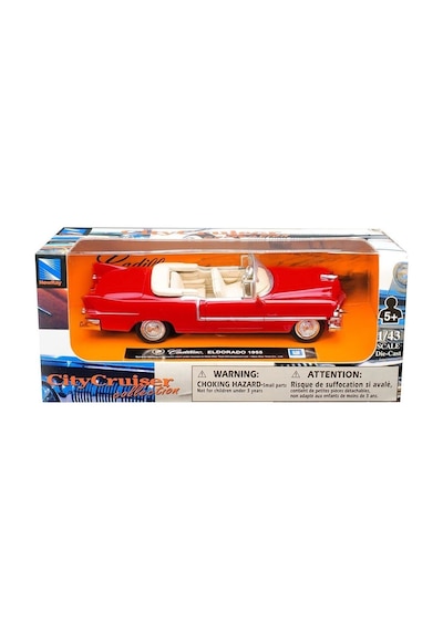 Newray 1955 Cadillac Eldorado Kırmızı 1:43 Model Araba