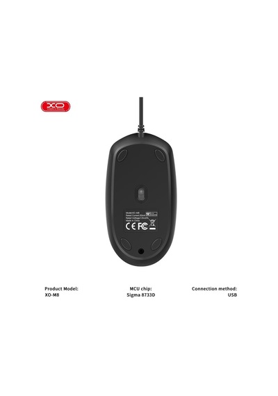 Hassas Optik Sensörlü Sessiz Ve Ergonomik Kablolu Mouse 2000 Dpı Ayarlanabilir Kablosuz