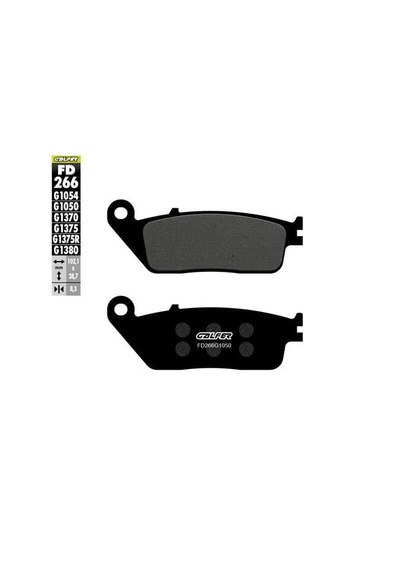 Yamaha X-max 250 Ön Fren Balatası 2010-2013 Galfer Yarı Metal Scooter