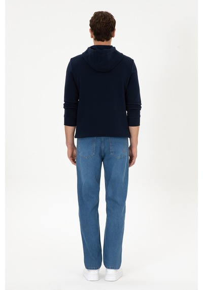 U.S. Polo Assn. Erkek Mavi Loose Fit Jean Pantolon 50308292-DN0022